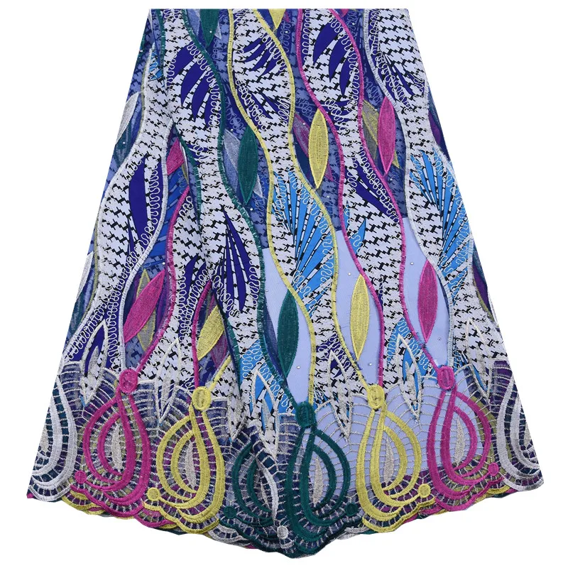 Kalume Новое поступление африканский гипюр шнур восковая кружевная ткань