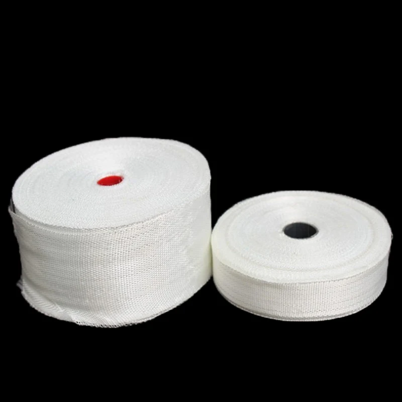 

1 Roll White Fiberglass Cloth Tape High-strength Glass Fiber Fibrous Belt Resist
