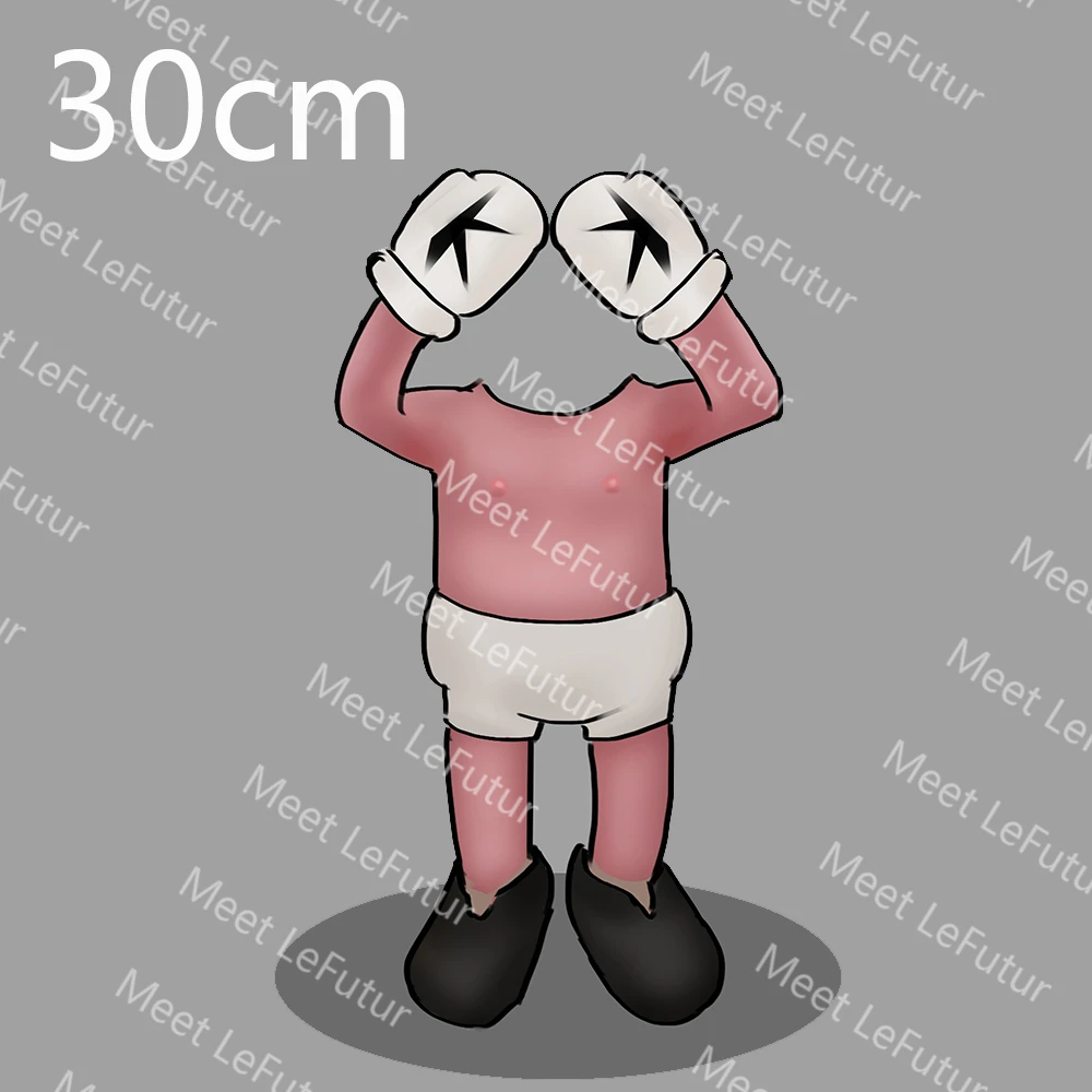 

Kaw Brian 30cm Pink Yue Minjun Bearbrickly Figures PVC Dolls Collectible Models Toys Brian 30cm 1:1 Pink