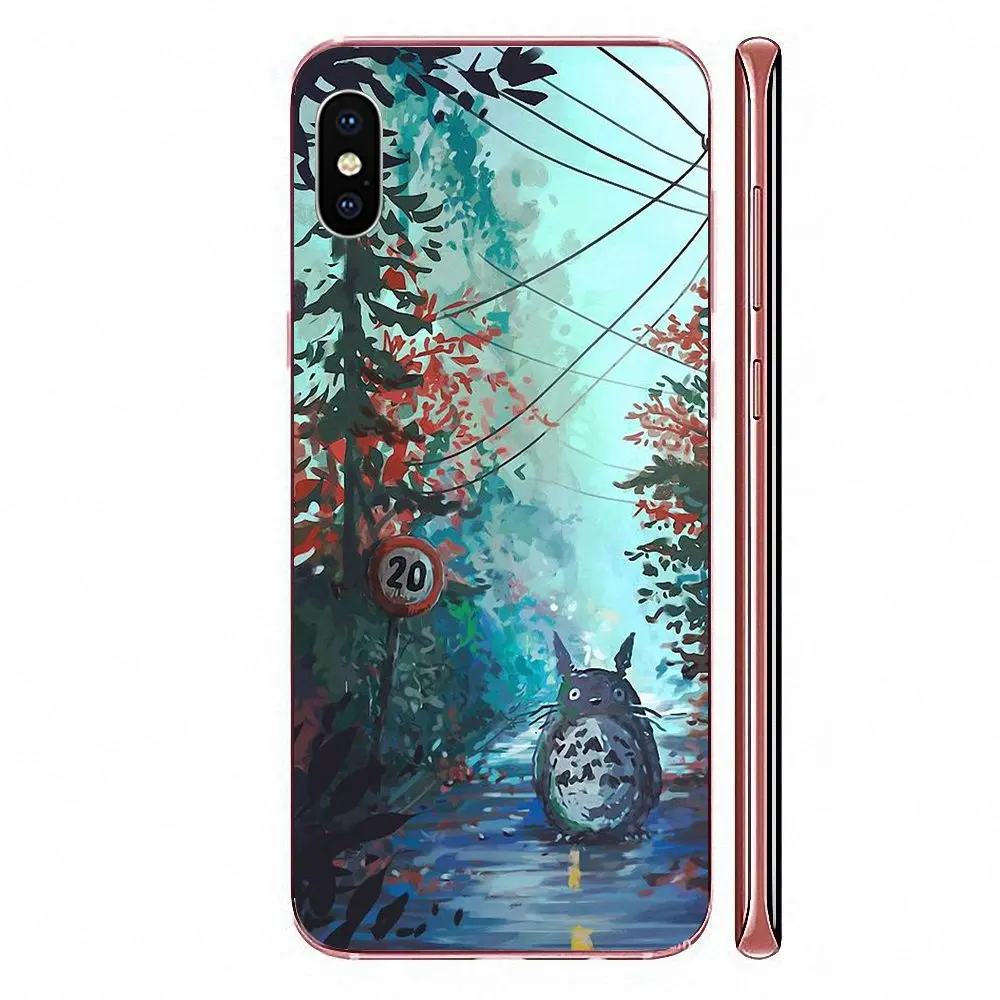 Мягкие чехлы из ТПУ Totoro Studio Ghibli для Xiaomi Redmi Note 8 8A 8t 10 K30 5G Pro Motorola G G2 G3 G4 G5 G6 G7 Plus |