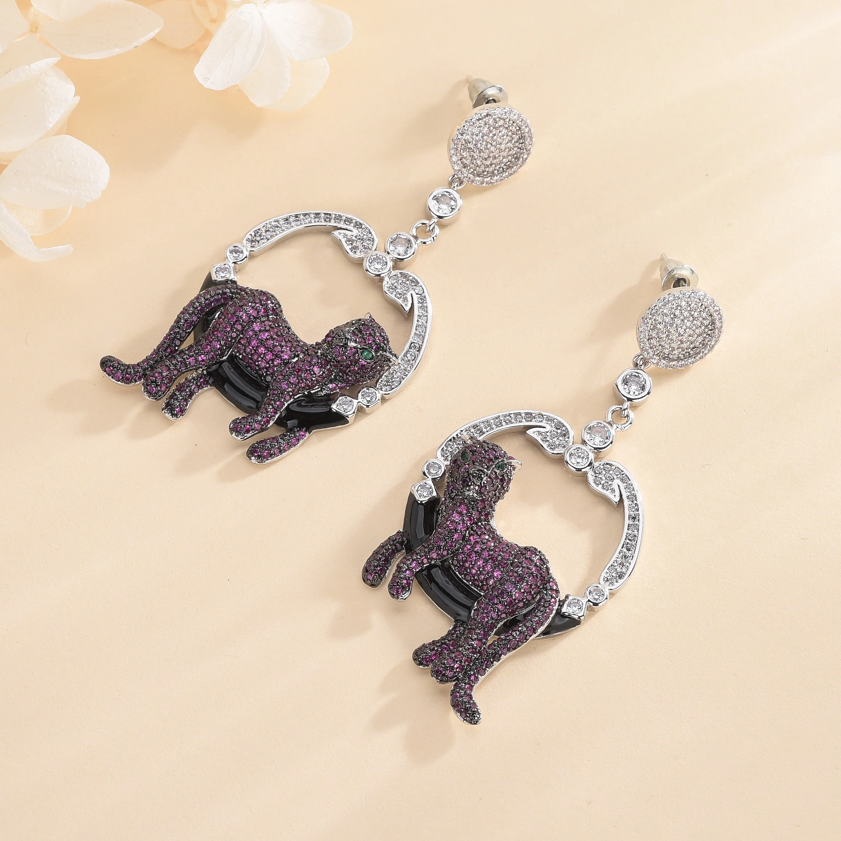 Ретро леопардовые круглые великолепные серьги с кисточками аксессуары для ужина