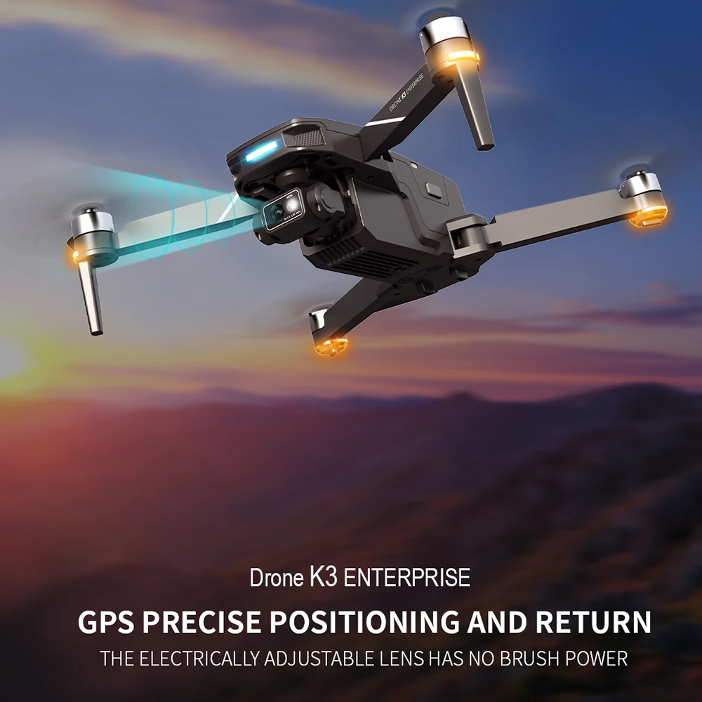 VISUO K3 MAX 4K HD камера 3-осевой карданный GPS Дрон Wi-Fi FPV складной Квадрокоптер с