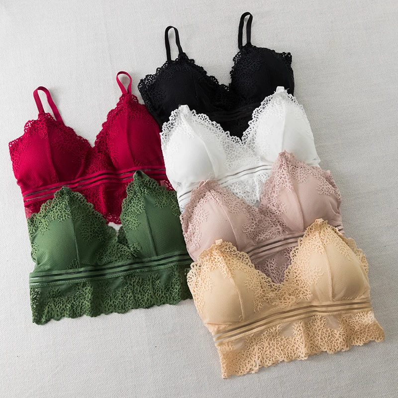 Женская кружевная майка с глубоким v-образным вырезом летняя открытой спиной