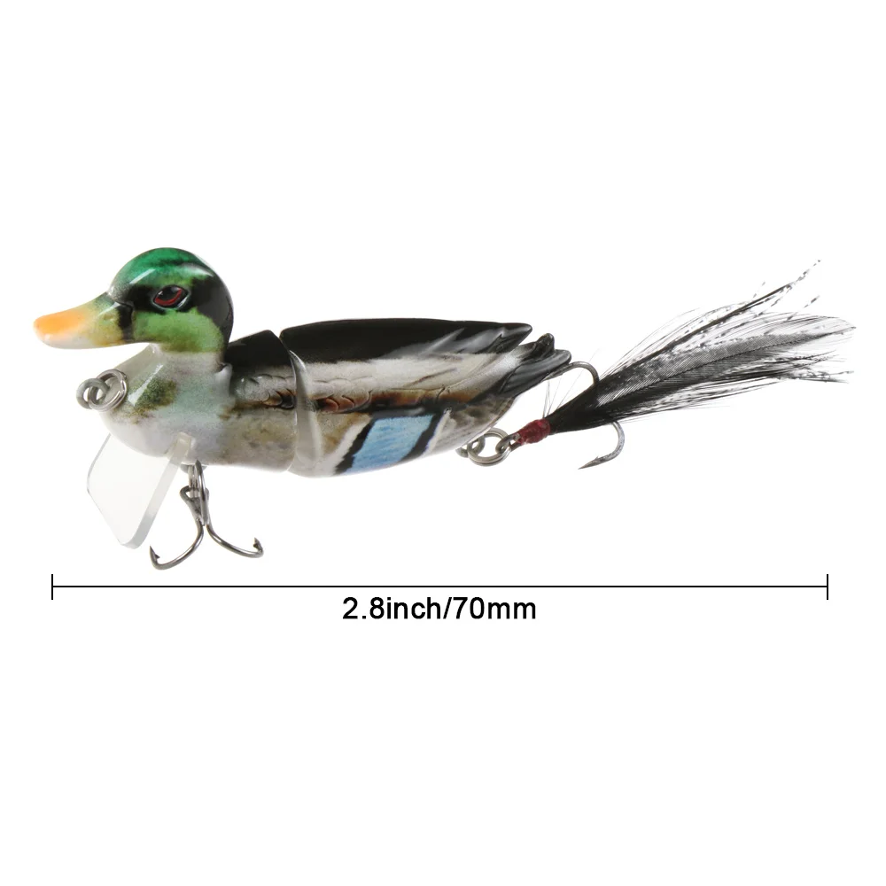 3D с изображением утки лягушки Плавающий поплавок для рыбалки приманки