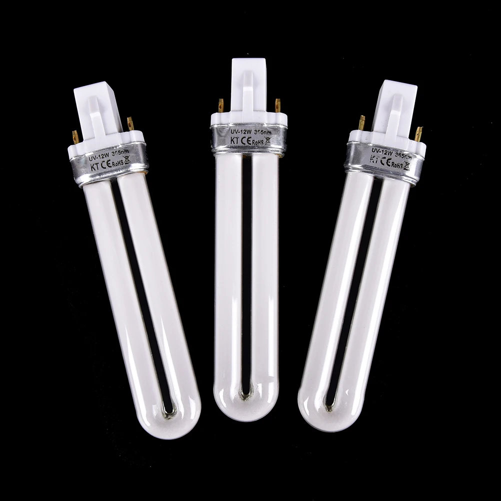 12W UV Nail Art Lamp Tube Light Bulbs Gel Dryer Replacement Curing Make Up |