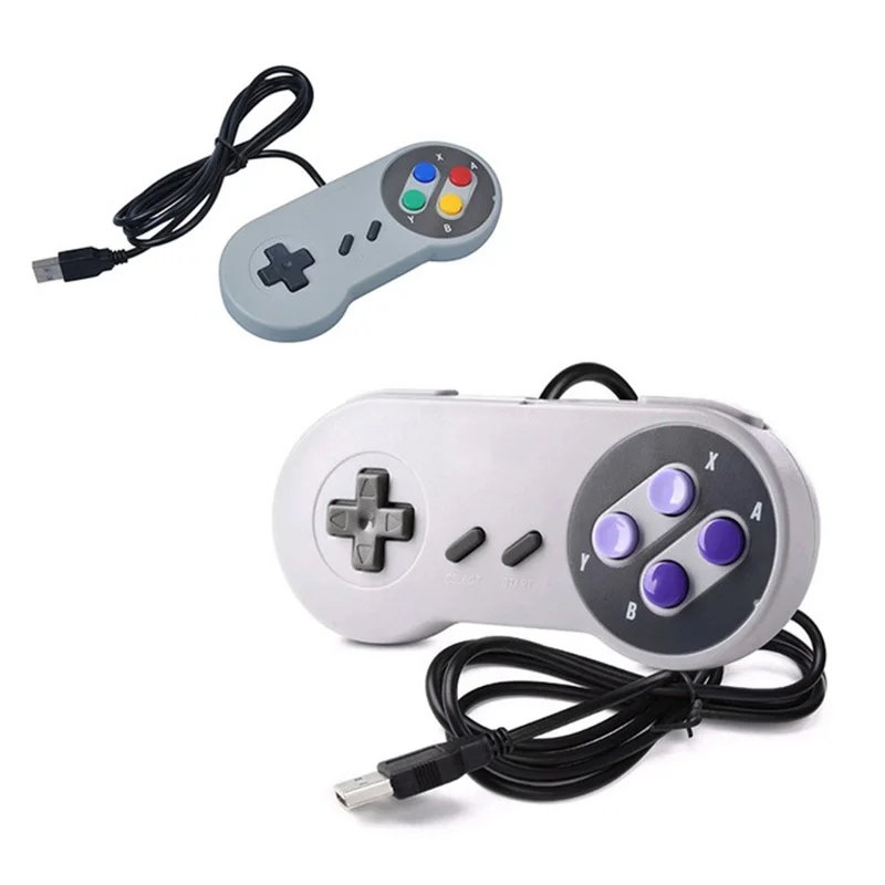 Проводной USB контроллер игровой джойстик геймпад для Nintendo SNES Ретро портативная