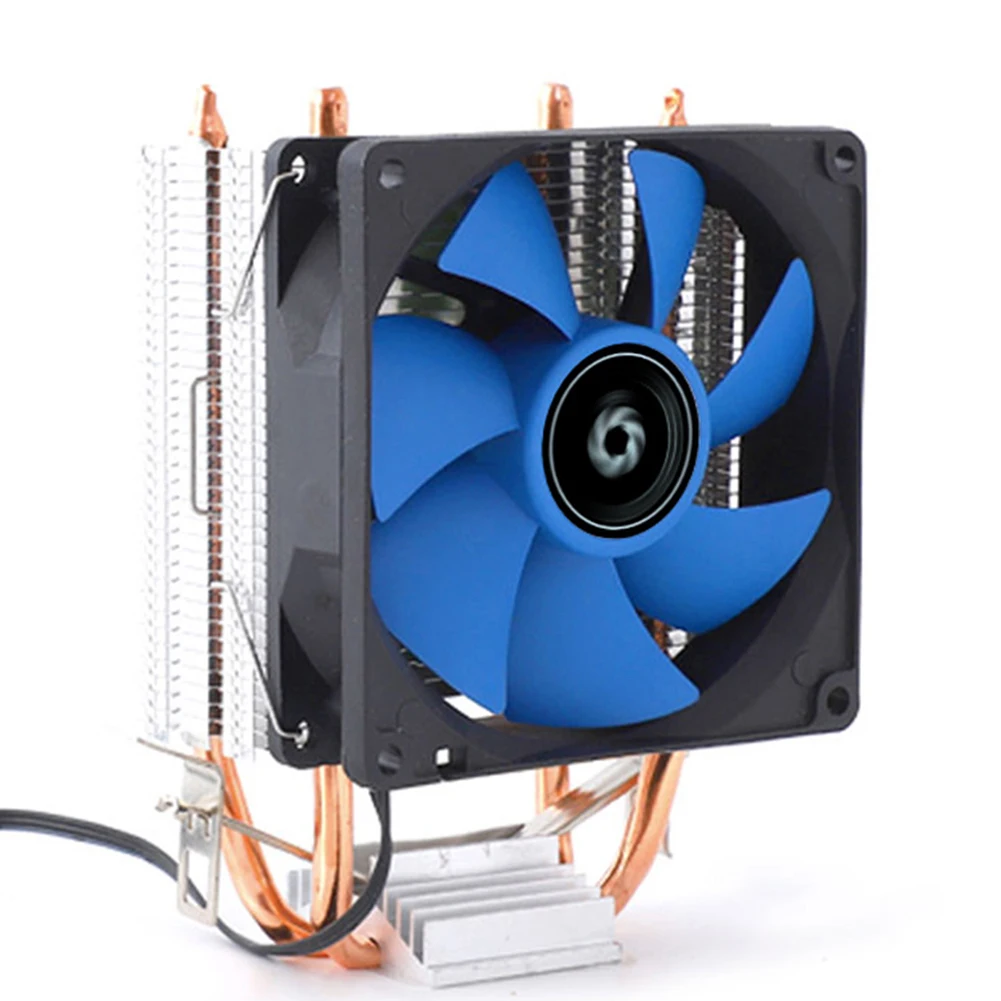 

X200 CPU Cooler Radiator Fan 2 Heat Pipes 3 Pin 2000RPM Quiet Cooling Fan for Intel LGA 1200/775/1150 X58 X79 Ventilador