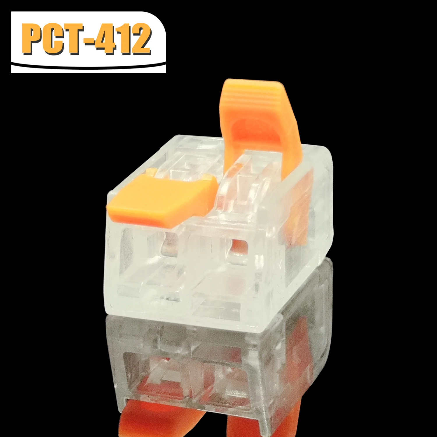 orange 2p 30/50 шт. заменить 221 Серии Мини Быстрый провод разъема, универсальный компактный проводной разъем, вставные, проводниковый блок - Цвет: orange 2p