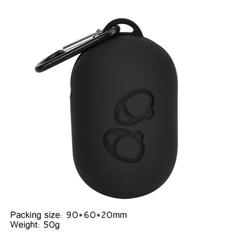 Black B Ударопрочный силиконовый защитный чехол для samsung Galaxy Buds Bluetooth наушники защищают ваши наушники от царапин - Цвет: Black B