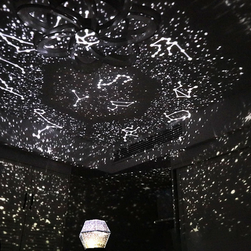 Светодиодный Ночной светильник умный на день рождения Рождество с вращающимся