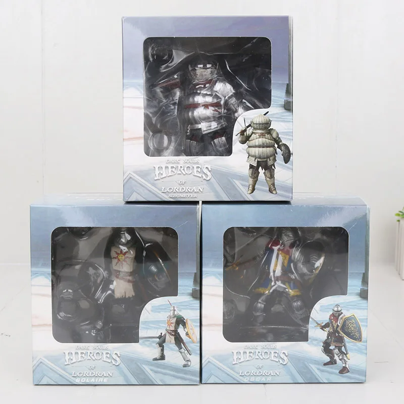 

10cm Dark Souls Heroes of Lordran Siegmeyer Black Knight Faraam Artorias The Abysswalker PVC Figure Collectible Model Toy