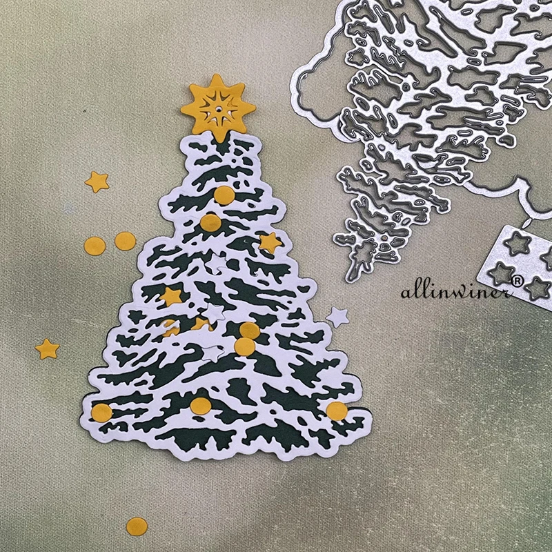

Star christmas tree decoration Metal Cutting Dies Stencils Die Cut for DIY Scrapbooking Album Paper Card Embossing