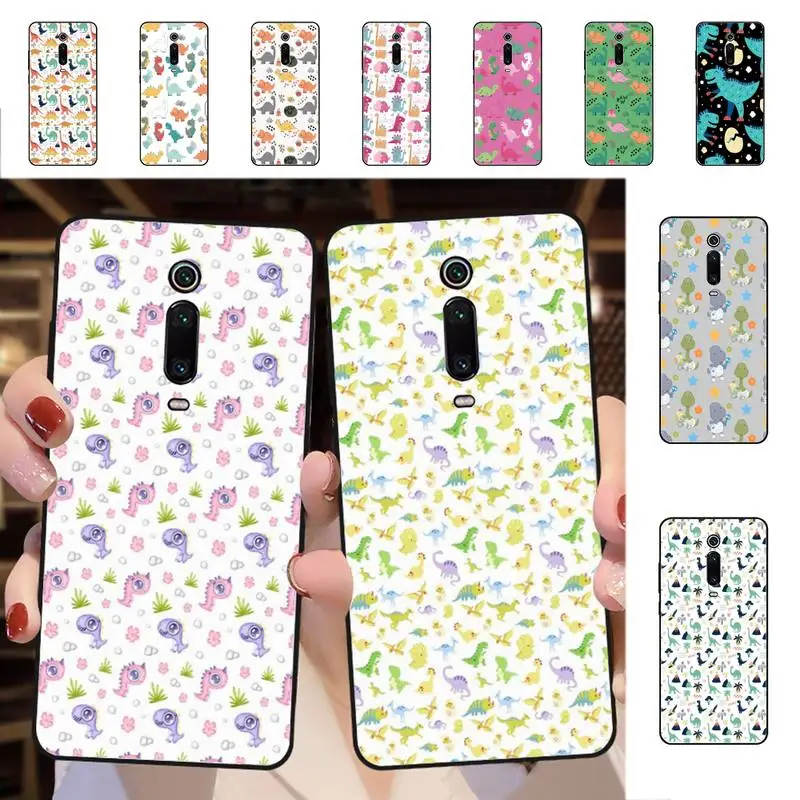 

YNDFCNB Dinosaur Phone Case for Redmi 5 6 7 8 9 A 5plus K20 4X S2 GO 6 K30 pro