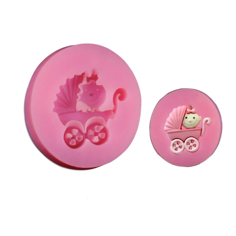 Силиконовая форма для детской коляске украшения торта в виде фондана