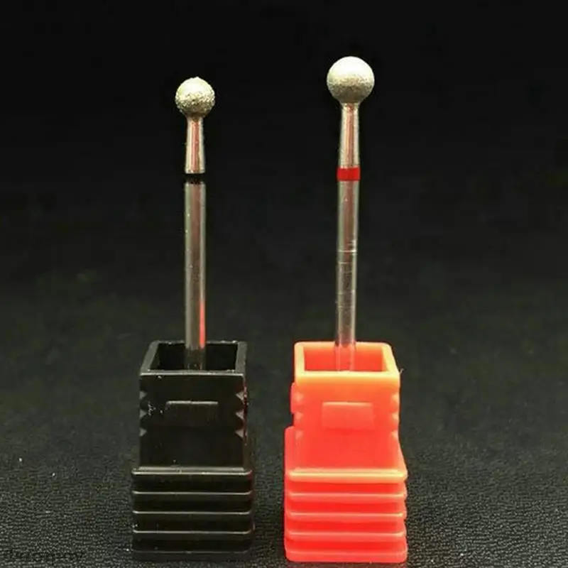 1 шт. Алмазная фреза для Ногтей Шариковая электрическая пилка ногтей фрезы