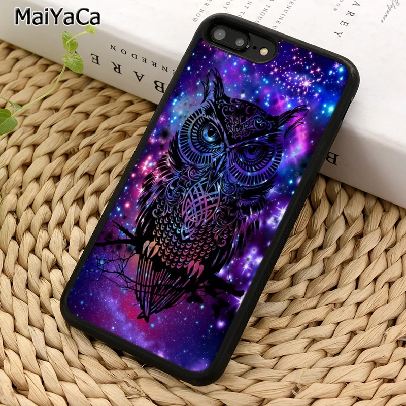 Чехол для телефона MaiYaCa с изображением совы iPhone 5 6S 7 8 plus 11 12 13 Pro X XR XS Max Samsung Galaxy S8 S9