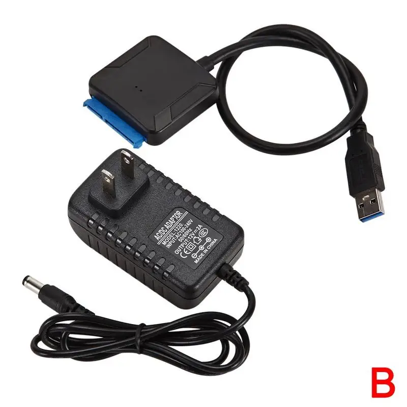 

Portable USB 3.0 To SATA Convert Cable Fast Transmission Adapter Drive 2.5/3.5 SSD HDD Support External inch Hard R8I0