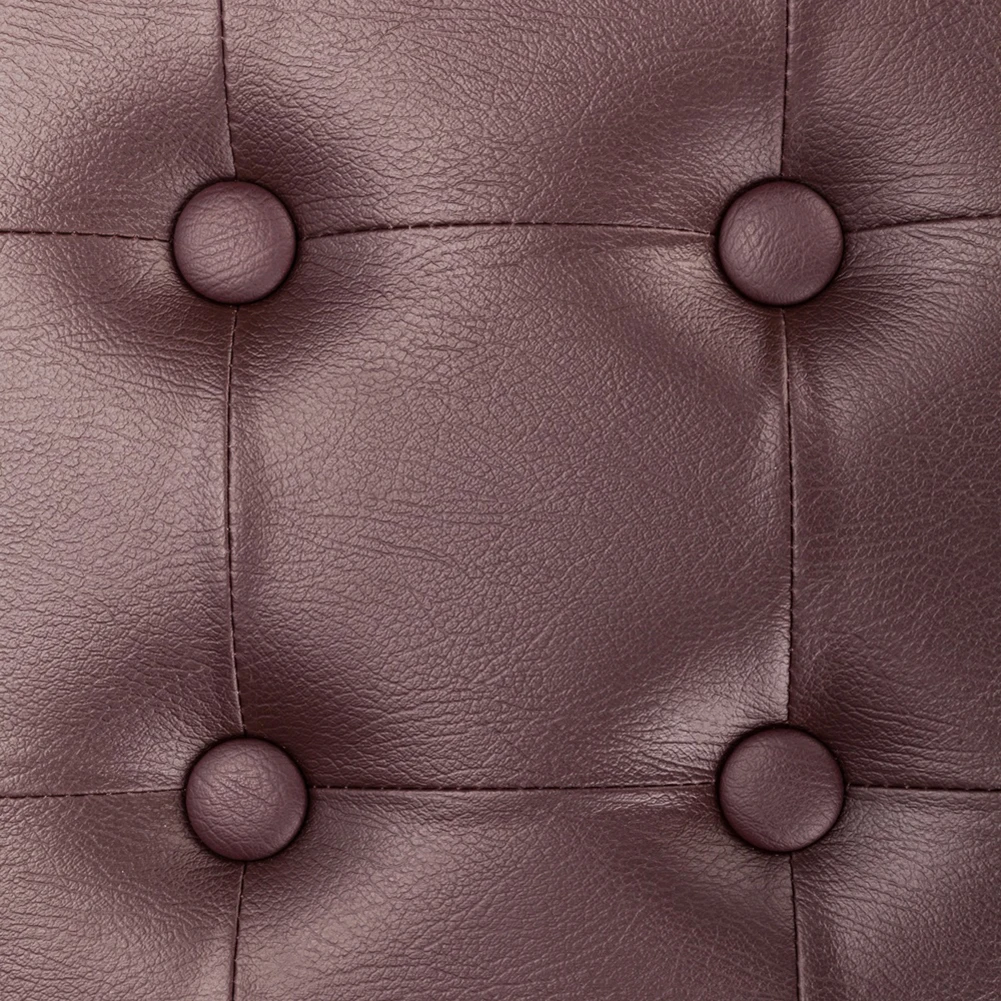 

Multifunctional Foldable Ottoman Storage Foot Stool Waterproof Leather Footstool Storage Box Large Sofa Chair Bench Seat Pouf