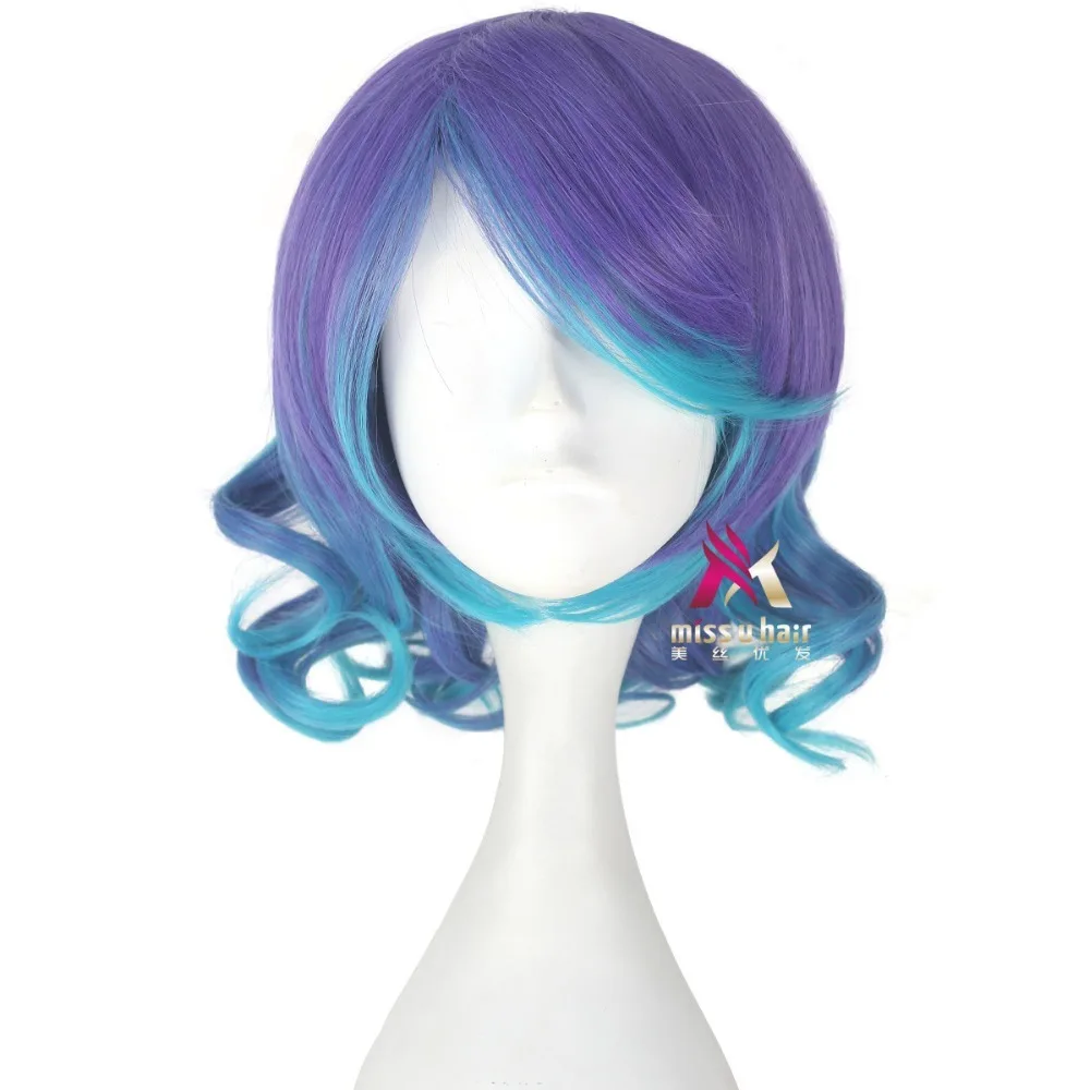 Vocaloid Хацунэ парик Мику Черный рок шутер сенбон закура карнавальный Длинные