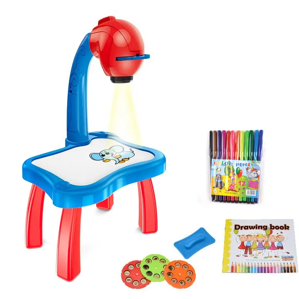 

Kid Projection Drewing Sketcher Children Projection Drawing Board Multifunctional Trace And Draw Projector Toy Educational Ea