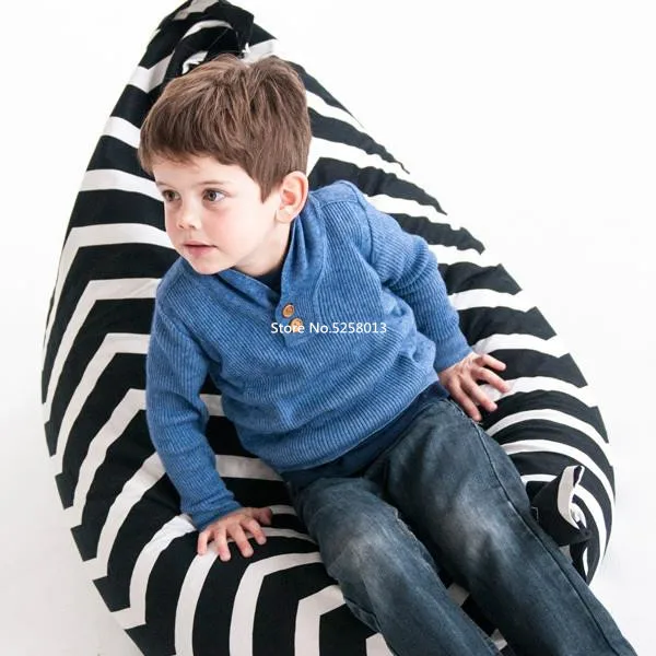 4 футов Jaxx Pillowsak Jr. На открытом воздухе младшей мешок фасоли, дети погремушка диванную подушку-водонепроницаемый, пыленепроницаемый, Цвет водоотталкивающей пропиткой