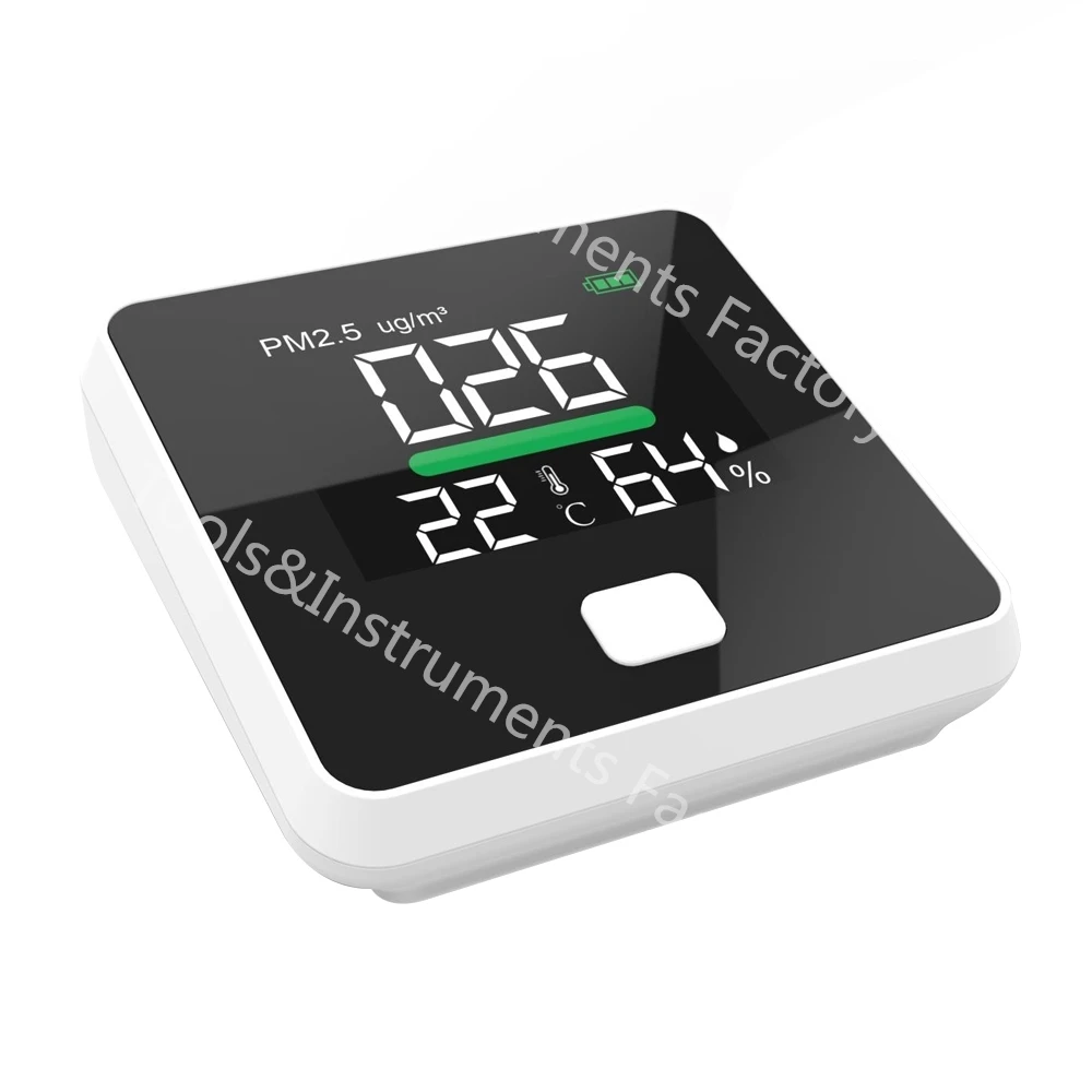 PM2.5 Измеритель температуры и влажности газовый монитор детектор качества пыли