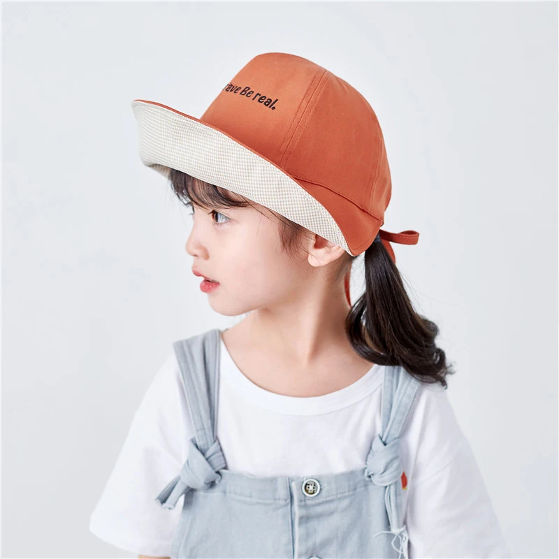 2020 летняя детская Панама двухсторонняя хлопковая для мальчиков и девочек