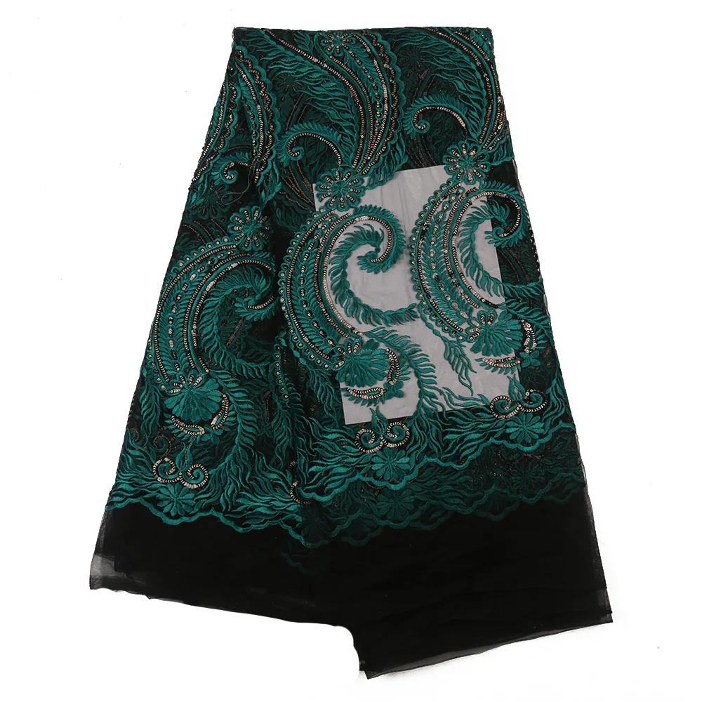 

Скидка, свадебное платье, ткань, роскошные пайетки, французское кружево, жемчуг, тюль, кружевная ткань для женщин, 5 ярдов