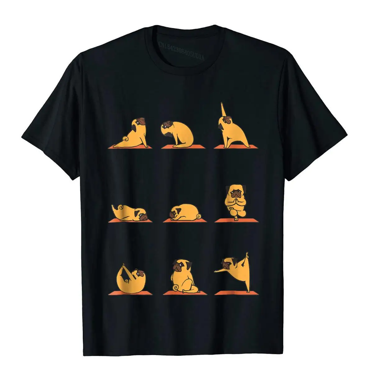 

Shirt.Woot Pug Yoga T-Shirt Cotton Tops Shirts Party Coupons Hip Hop Top T-Shirts Kawaii Men Clothing