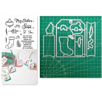 christmas metal cutting dies and stamp stencils for scrapbooking diy card making cutting crafts stencil dies