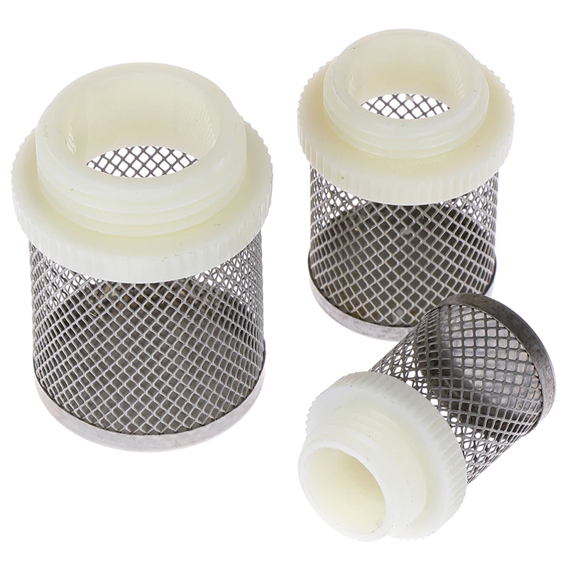 

1pc New Stainless Steel Net Filter Garden Irrigation Water Pump Protect Hose Mesh Filter