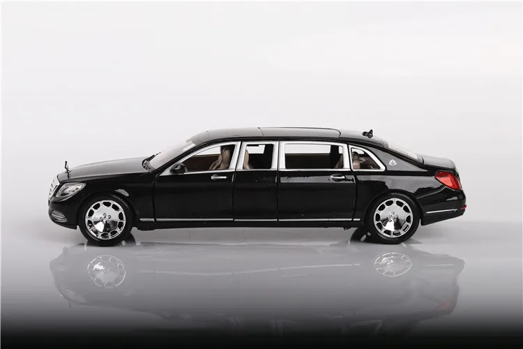 Высокая имитация литья под давлением 1/24 Bens S600 модель игрушечного автомобиля из металлического сплава оттягивающие назад Машинки Игрушки транспортные средства для детей Подарки для детей