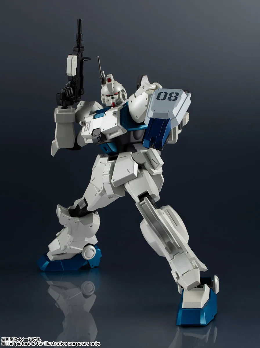 Оригинальная экшн-Фигурка 15 см модель GUNDAM GU-08 EZ8 08MS японский комплект Аниме |