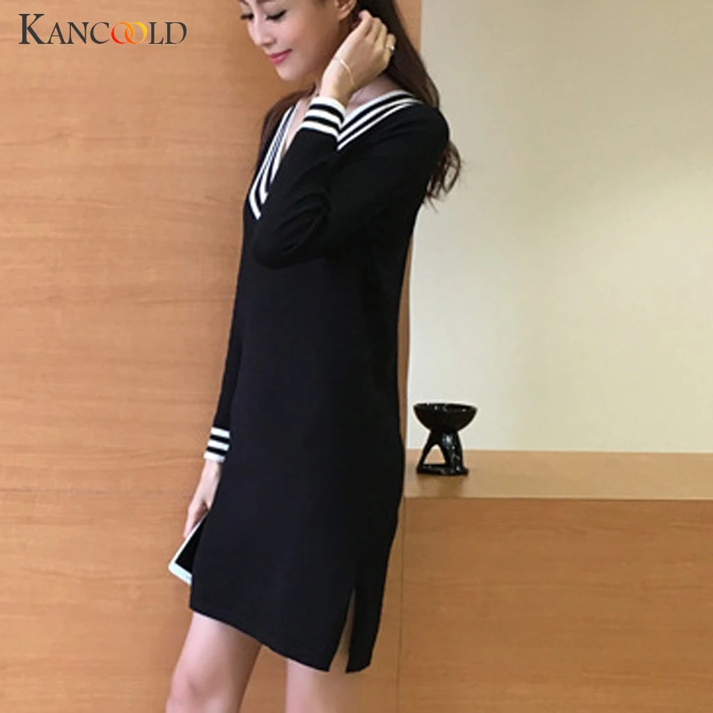 Осенне-зимняя одежда KANCOOLD в японском и южнокорейском стиле женское платье
