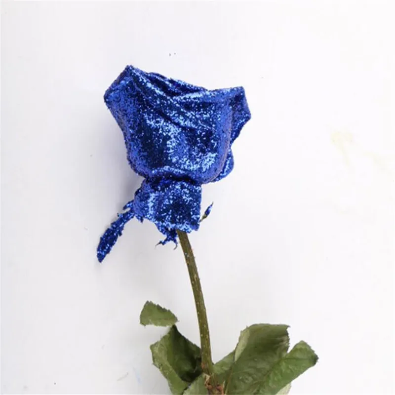 1 комплект 45 50 см сушеная Роза сделай сам королевский синий цветок свадебный