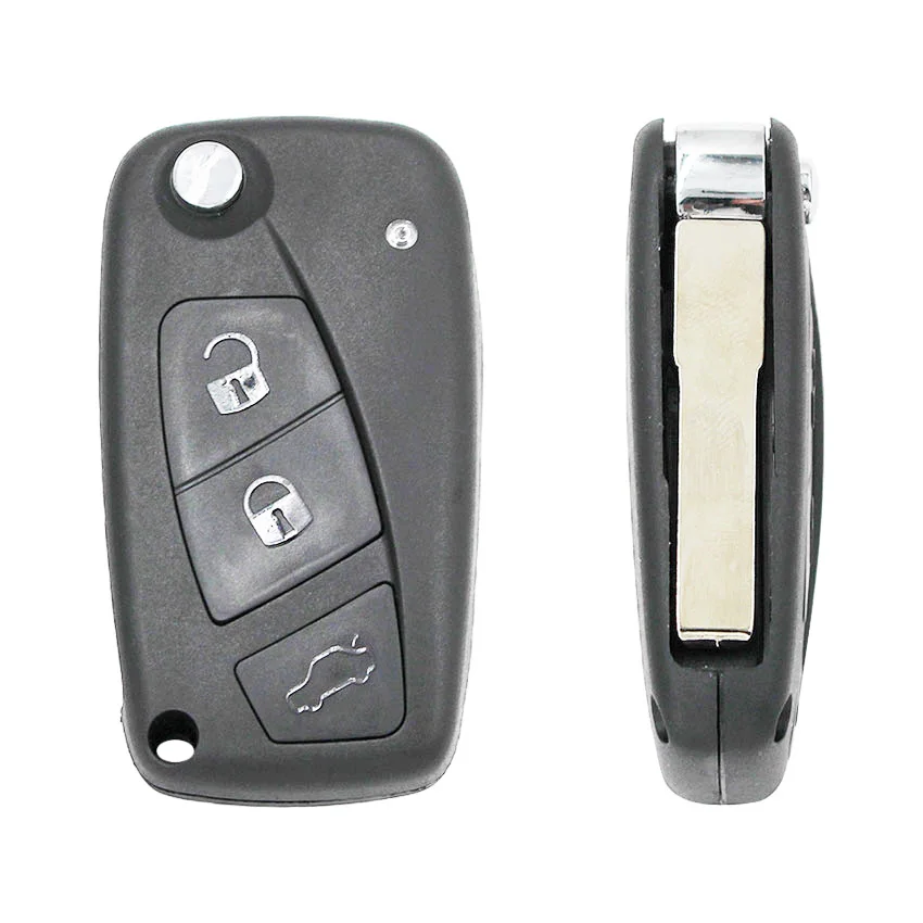 3 кнопки для дистанционного ключа Fiat 433 МГц PCF7946 чип ID46 откидное складное лезвие 500