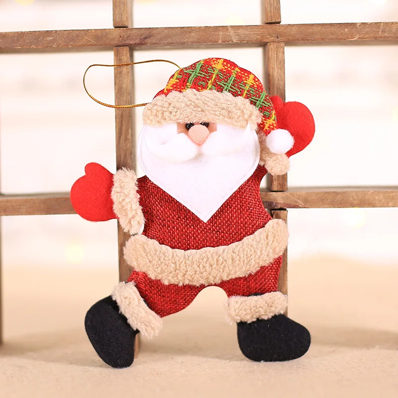 Style A3 Christmas Home Decor Hanging Ornaments Santa Dolls Christmas Tree Decorations New Year Hangings Decorations Enfeites De Natal - Цвет: Style A3