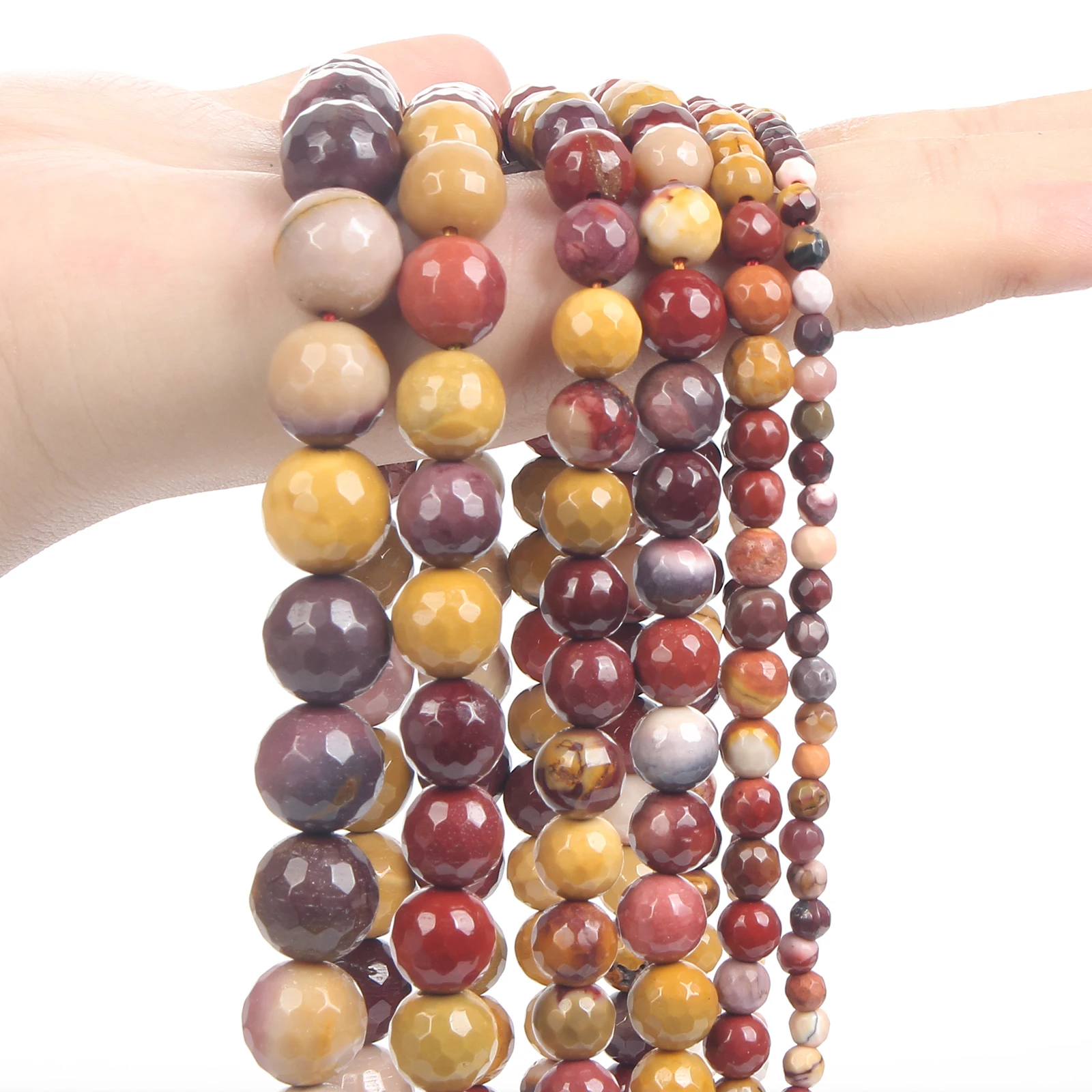 

Граненые бусины из натурального камня яичного желтка, круглые бусины-разделители россыпью для изготовления ювелирных изделий «сделай сам»...