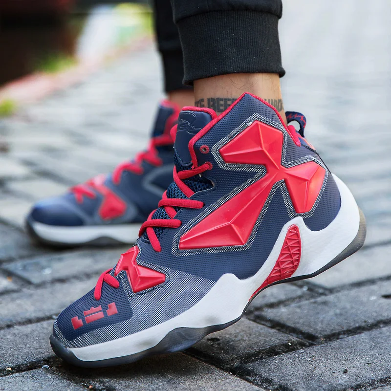 Новая Оригинальная Мужская Баскетбольная обувь высокие кроссовки унисекс