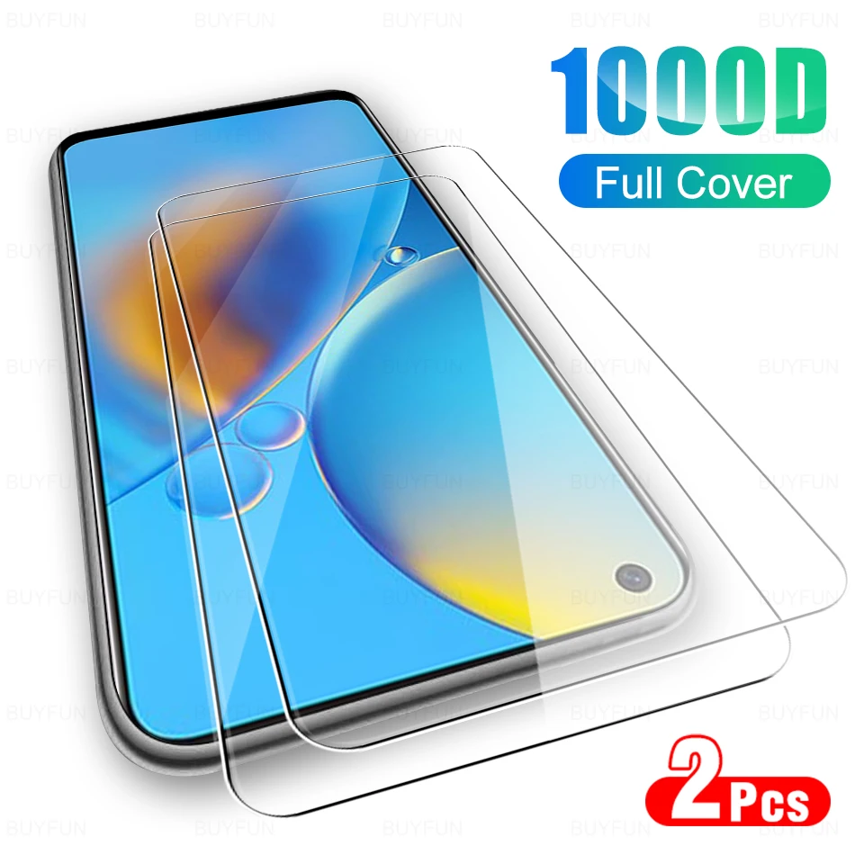 

2Pcs Screen Protector Tempered Glass For OPPO A74 4G 5G F19 OPO A 74 OPPOF19 Cover Protective Film On For 6.43" CHP2219 HD Glas