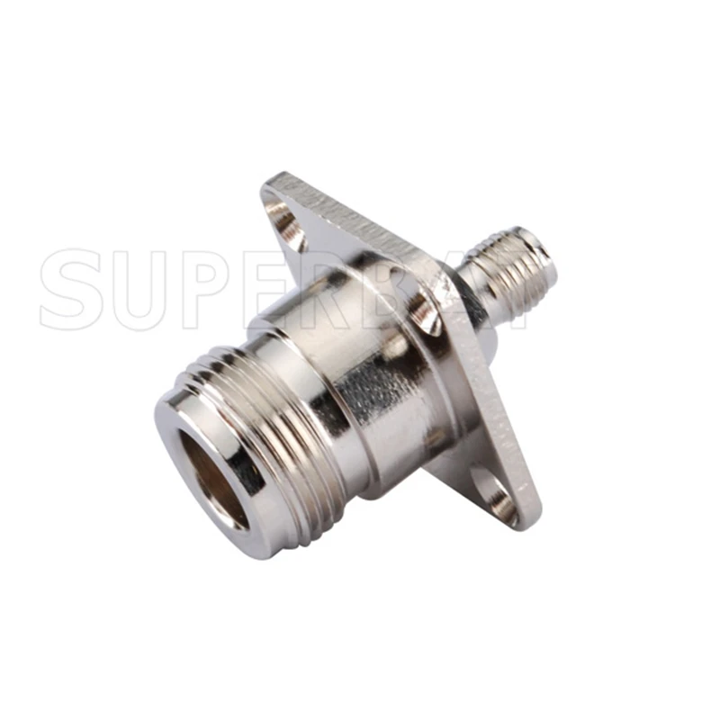 

Superbat 5pcs SMA-N Adapter SMA Jack to N Female Panel Mount Straight RF Coaxial Connector