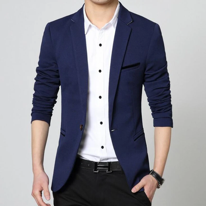 

2020 Luxury Men Blazer New Spring Fashion Slim Fit Men Suit Terno Masculino Blazers Men