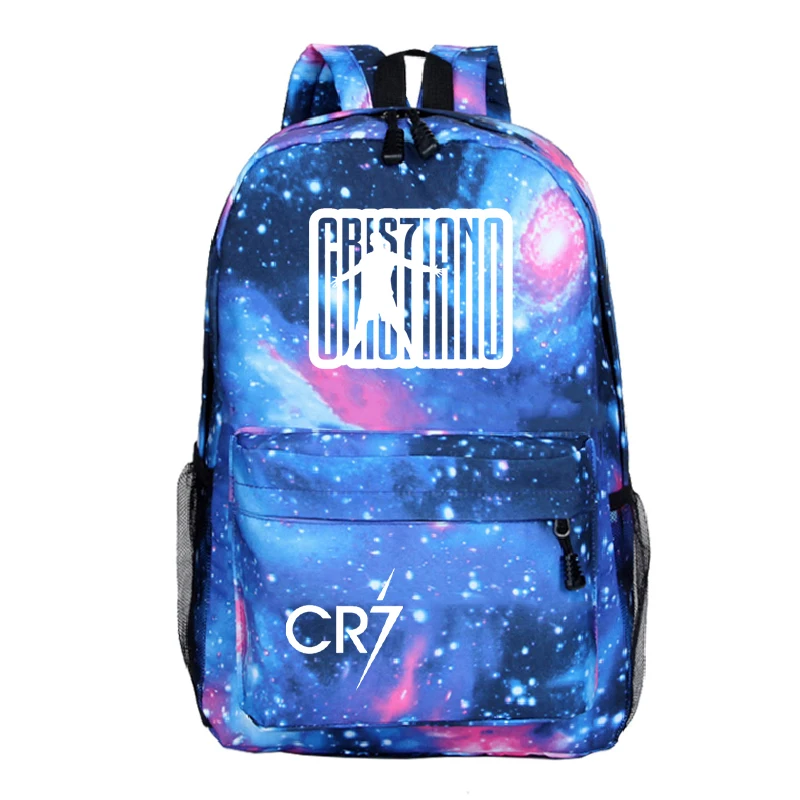 

Cristiano Ronaldo Backpack New Kids Boy Girl School Gift CR7 Laptop Rucksack Men Women Boys Girls Shoulder Knapsack