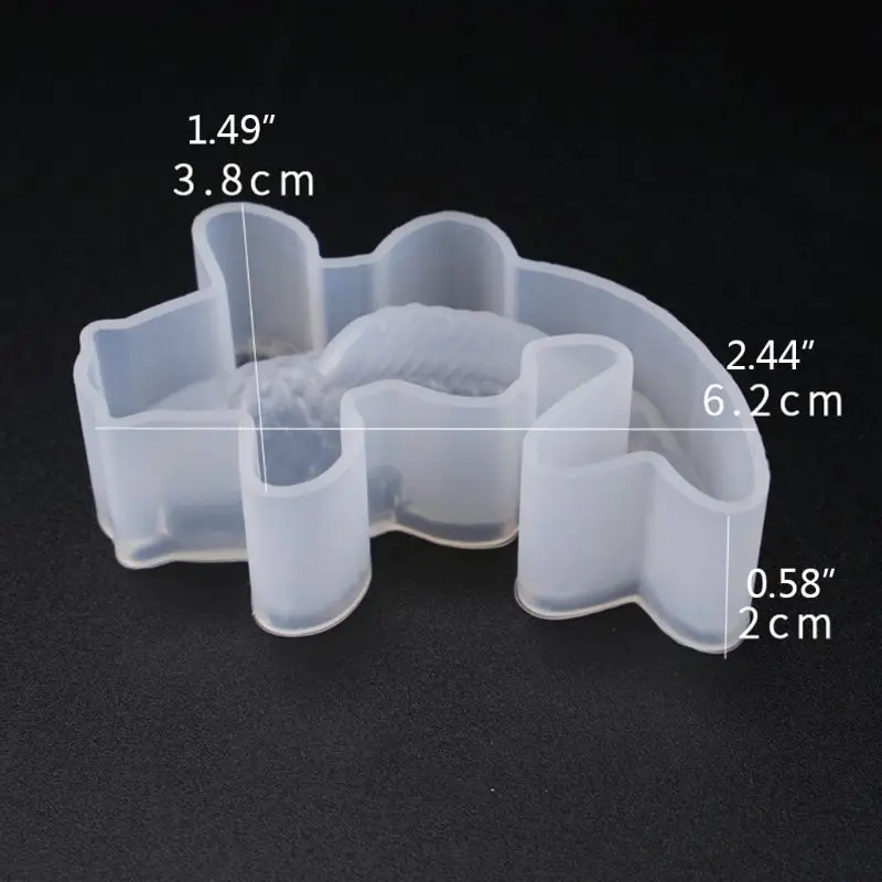 

Transparent Silicone Mold Decorative Resin Mould DIY Crafts Pendant Making