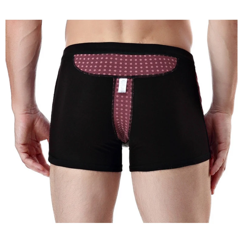 New silver containing fiber underwear mens 15 magnetics soft infrared healthy and breathable underpants male big size