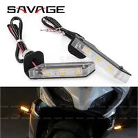 invisible turn signal light for honda cfmoto 150nk 250 sr nk 400 650 800 mt nk gt st papio 125 2016 2021 motorcycle accessories