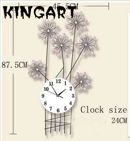Large Wall Clock Luxury Modern Design Decorative Hanging Big Watche Living Room Bedroom Home 9929435 | Дом и сад