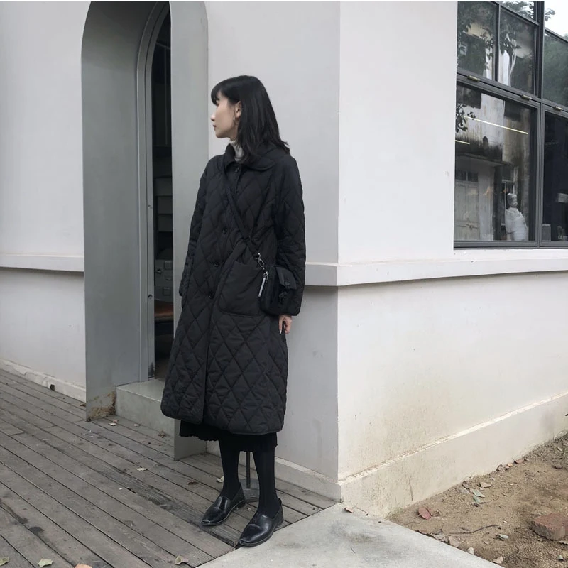 В 2019 году осенне-зимние куртки-пуховики девушки длинный фривольный Фонд будет