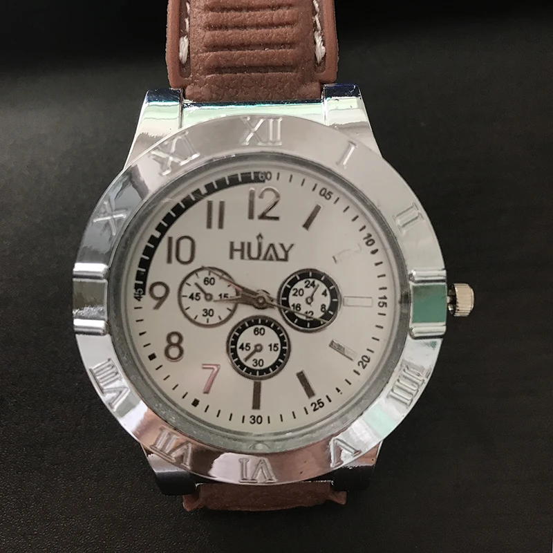 USB Charging Lighter Watch Windproof Electronic Flameless Watches Men Quartz Clock relogio masculino | Наручные часы