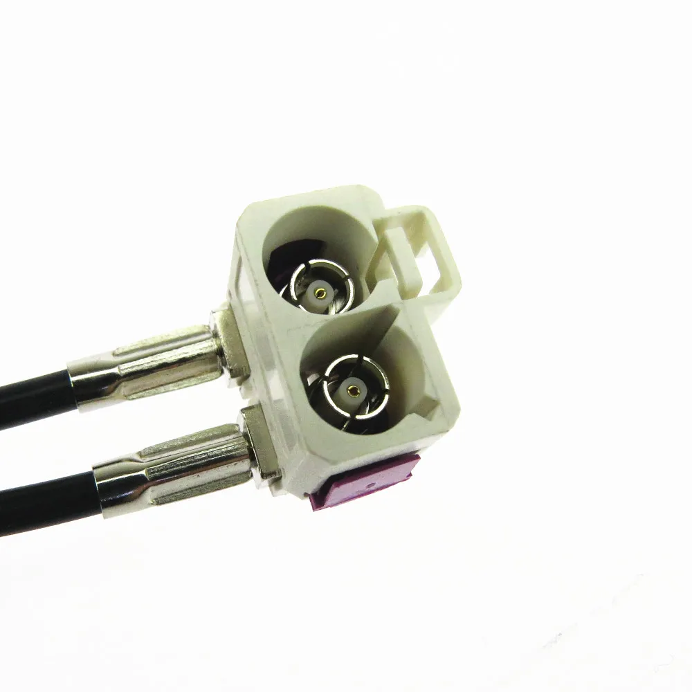 RCD510 AM FM MIB Radio Antenna Dedicated Double Head 1 Turn 2 2-in-1 Wiring Tail Line for VW Tiguan Golf Jetta 5 6 Passat Polo |